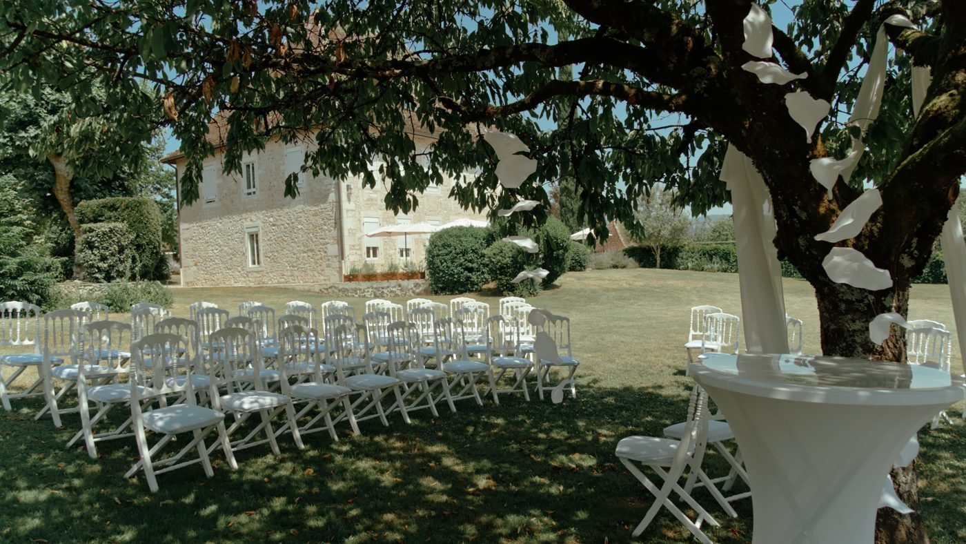 Image cinématographique de mariage